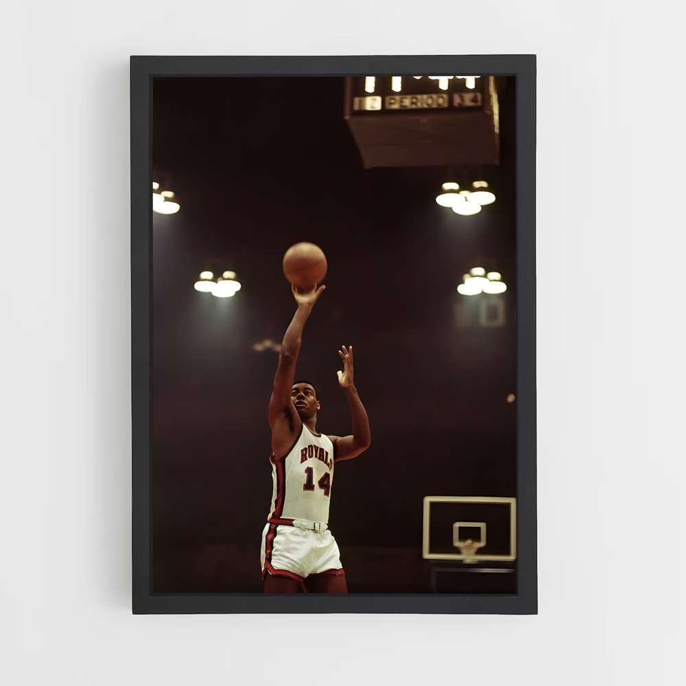 Poster Oscar robertson shooter – affiche Basketball (vue 2)